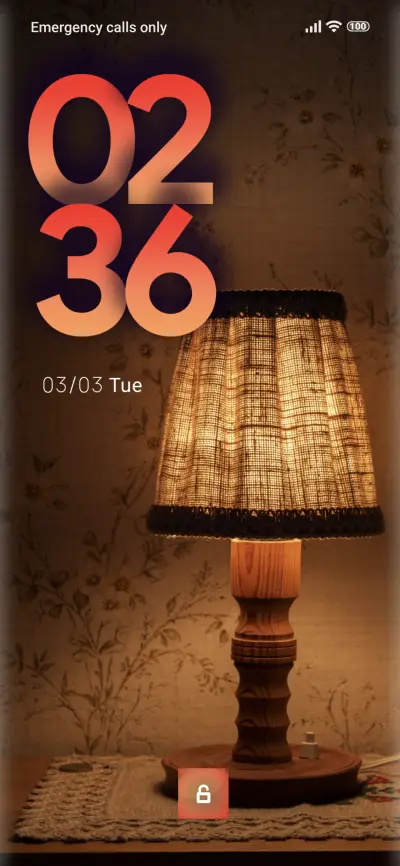 table lamp THEME for Xiaomi MIUI HyperOS