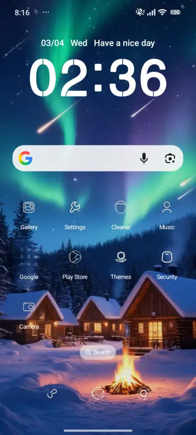 Aurora Night Sky - Screenshot 2