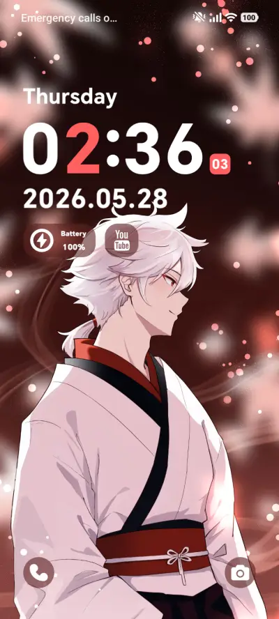 Sakura Samurai THEME for Xiaomi MIUI HyperOS