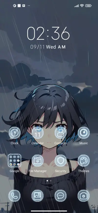 girl in the rain - Screenshot 3