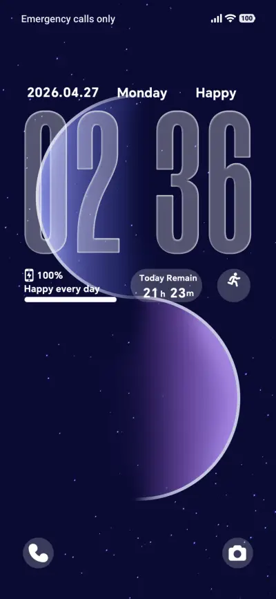 Purple Star Nook THEME for Xiaomi MIUI HyperOS