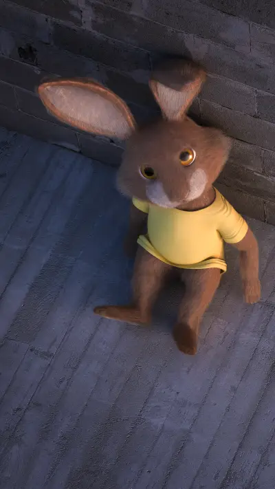 【视觉中国】_玩具兔