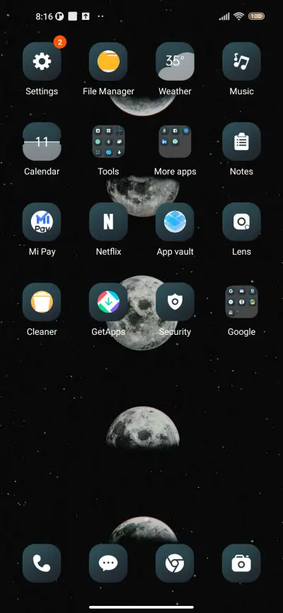 Eclipsed moon - Screenshot 3