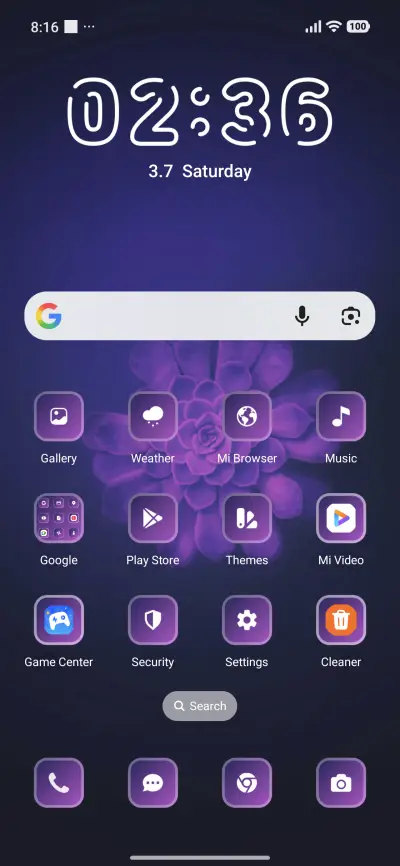 Purple Glow - Screenshot 2