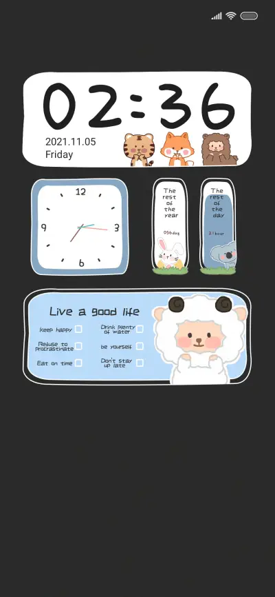 Cute pet widget - Screenshot 1