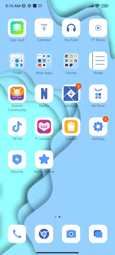 simple light blue - Screenshot 3