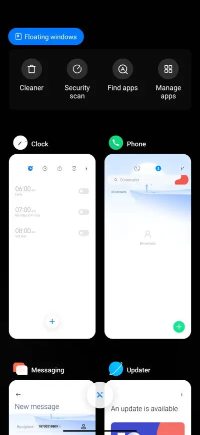 F OS Dark - Screenshot 4