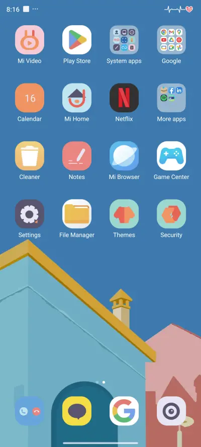 Simple blue - Screenshot 3