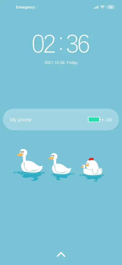 Swimming chicken - Screenshot 1