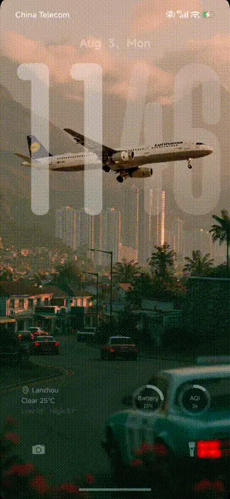Gravity Plane THEME for Xiaomi MIUI HyperOS