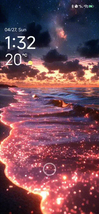 Glowing Beach
