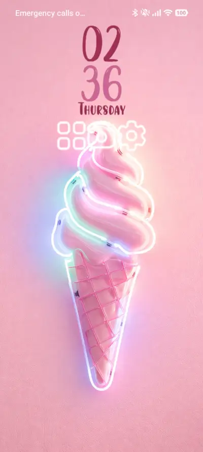Neon Ice Cream