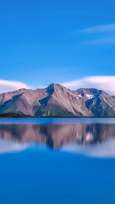 Morning mountain matterhorn with a lake in shadow