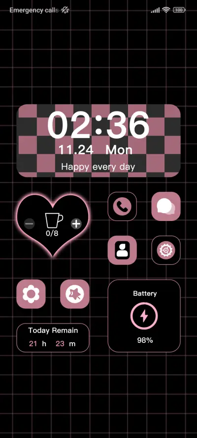 Pink Black Ease - Screenshot 1