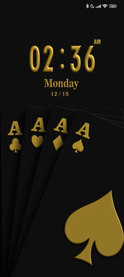 four aces THEME for Xiaomi MIUI HyperOS