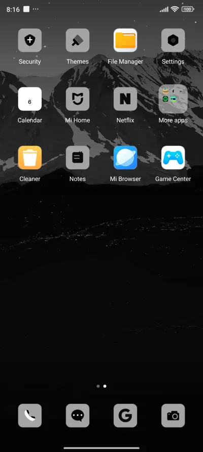 Mountains black - Screenshot 3