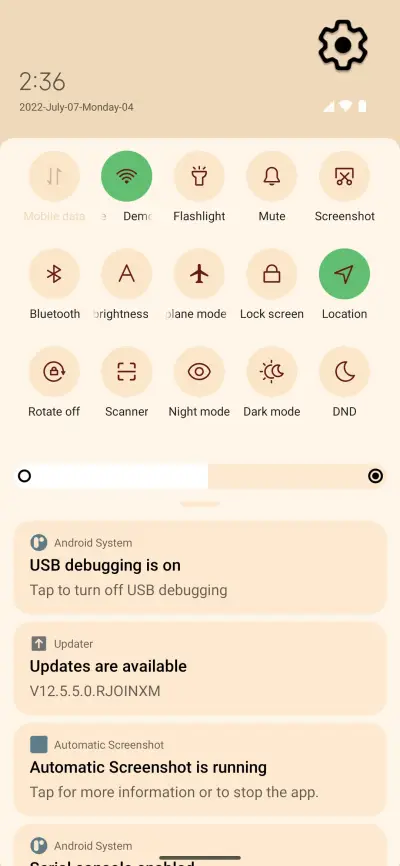 Android 12 Beta 1 - Screenshot 5