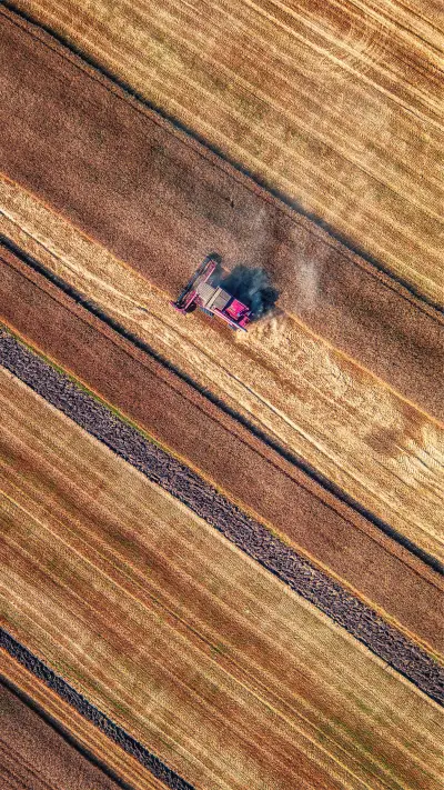 Beautiful view of the farmland