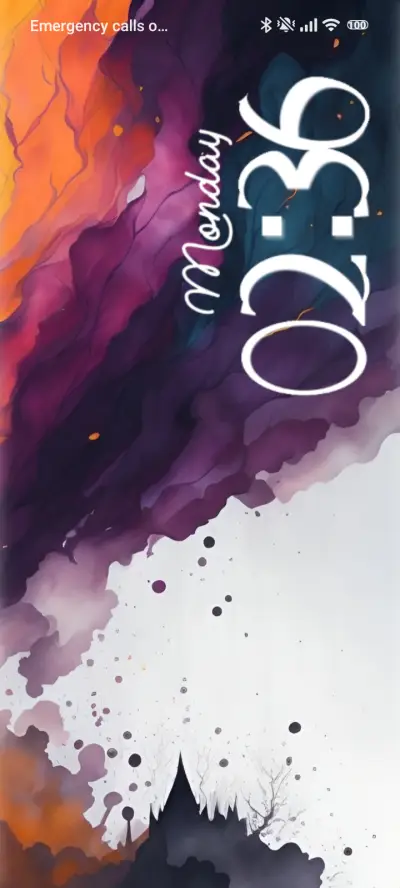 abstract splash