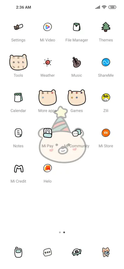 Widget Happy Bear - Screenshot 3
