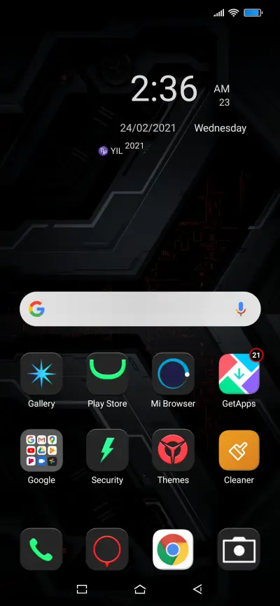 Lenovo Legion UI - Screenshot 2