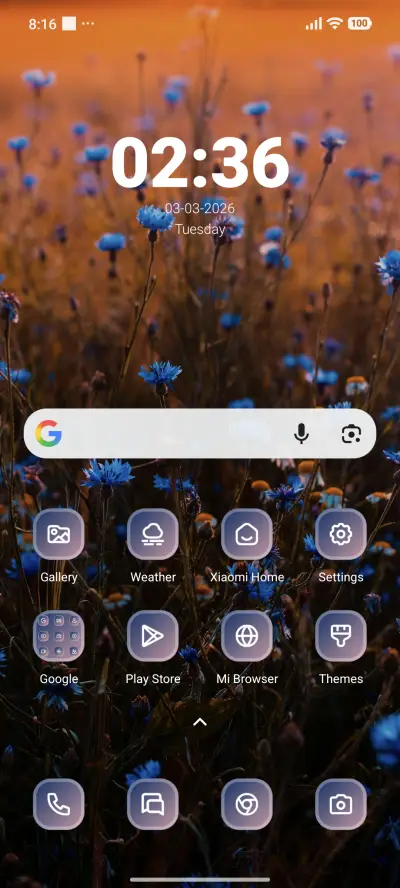 Blue Flowers - Screenshot 2