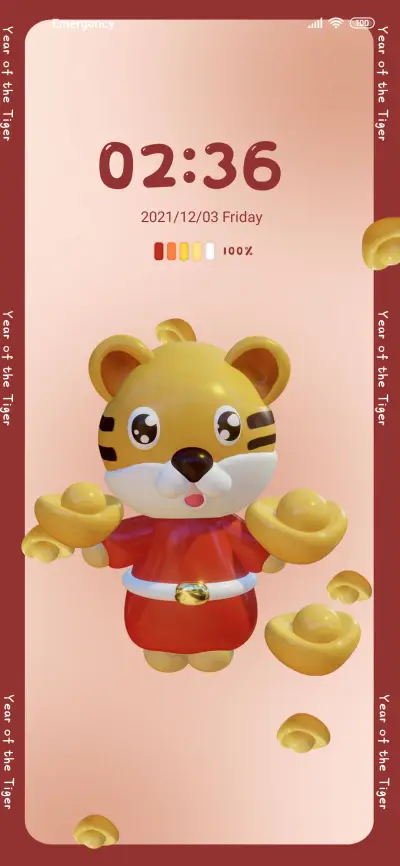 Tiger good luck - Screenshot 1