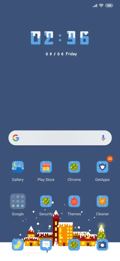 Snowy Xmas Night - Screenshot 2