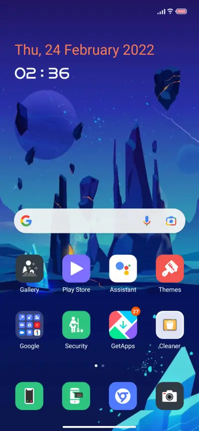 SpaceBlue v13 - Screenshot 2