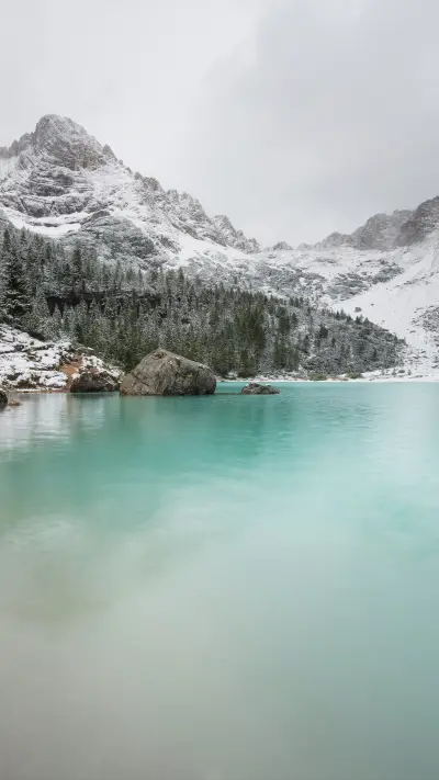 Highland snowy mountains