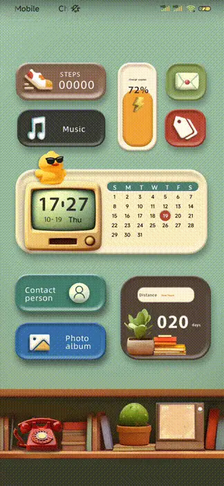 Textured desk THEME for Xiaomi MIUI HyperOS