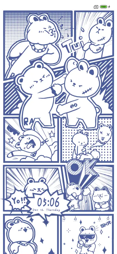 Funny hip hop bear