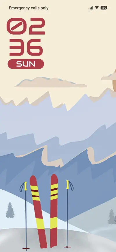 Frozen Rush THEME for Xiaomi MIUI HyperOS