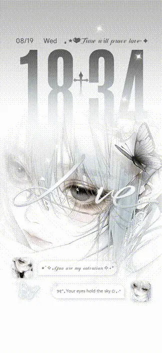 Love Eye THEME for Xiaomi MIUI HyperOS