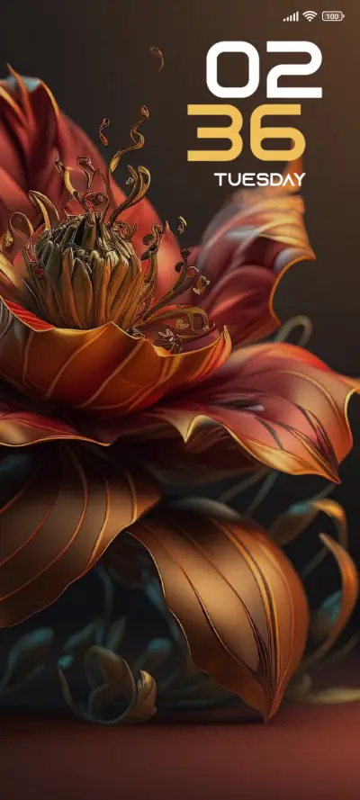 Golden Rose THEME for Xiaomi MIUI HyperOS