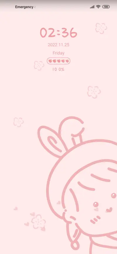 Pink heart daily - Screenshot 2