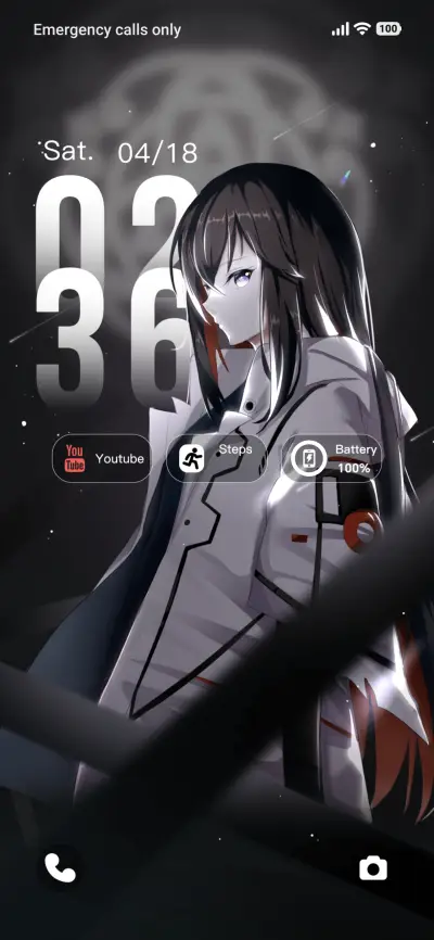 Dark Purple Gaze THEME for Xiaomi MIUI HyperOS