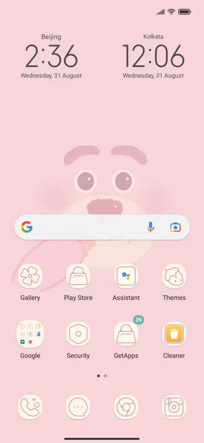 Big Face Pink Bear - Screenshot 2