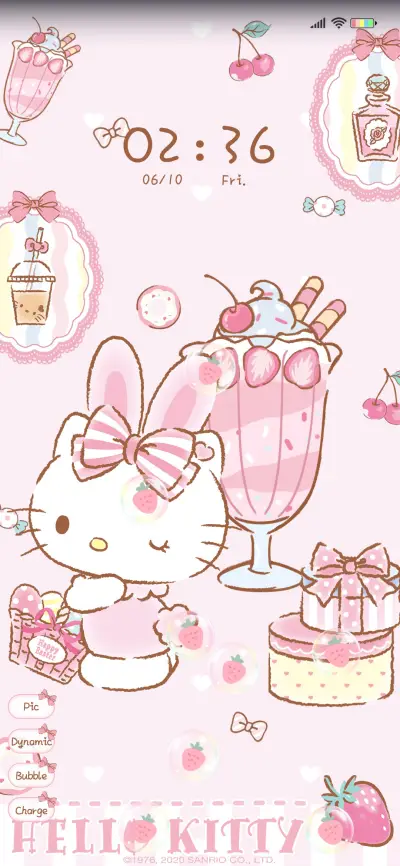 Kitty cute fruit - Screenshot 1