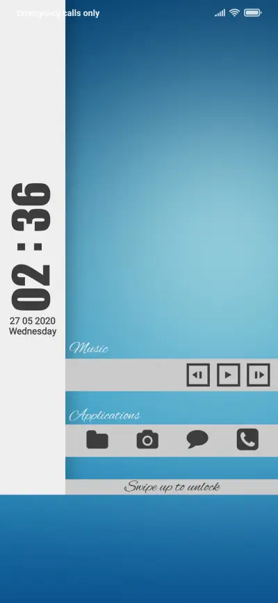 Blue Light THEME for Xiaomi MIUI HyperOS