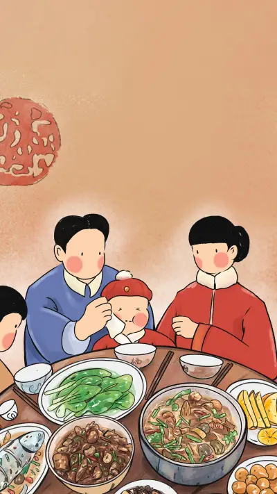 Follow the little brat to celebrate spring festival 3