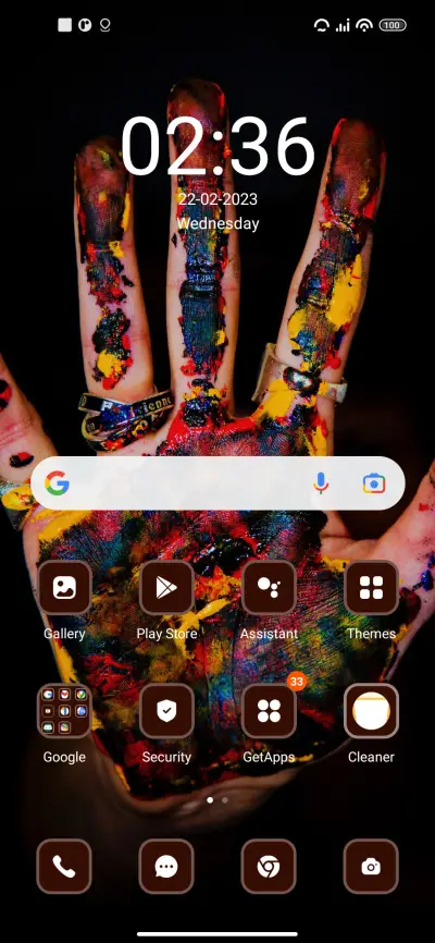 Holi hand - Screenshot 2