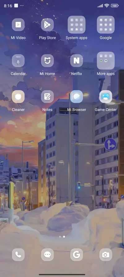 White anime world - Screenshot 3