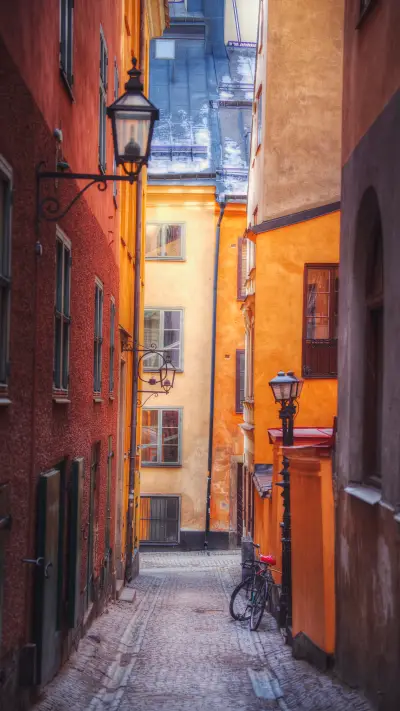 Rosewood town in Northern Europe