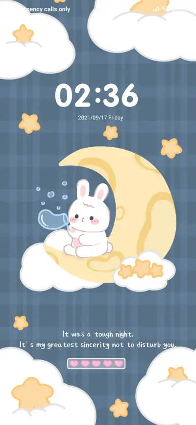 Good night bunny - Screenshot 1