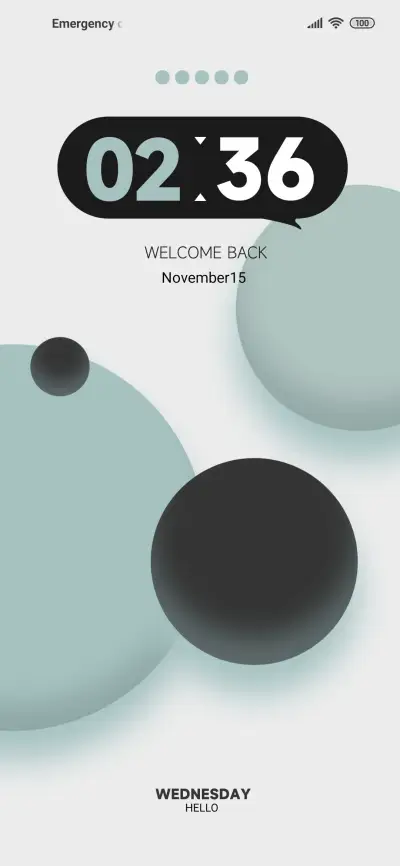 Cyan elegance - Screenshot 2