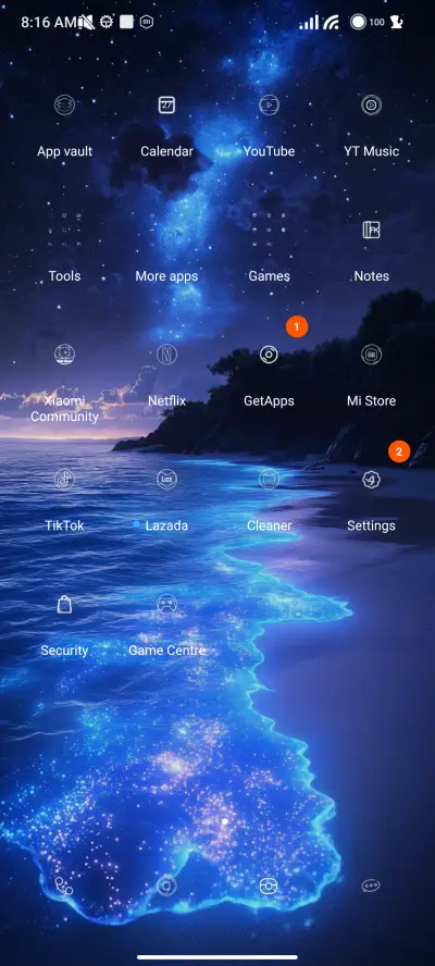 Blue Glow Beach - Screenshot 3