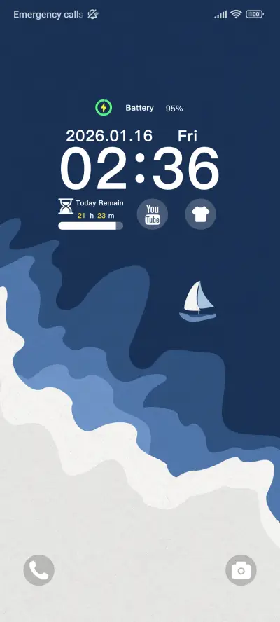 Light Blue Realm THEME for Xiaomi MIUI HyperOS