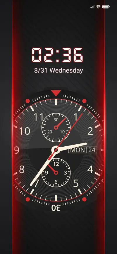 Red black watch - Screenshot 1