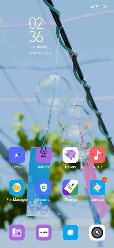 Summer wind chimes - Screenshot 2